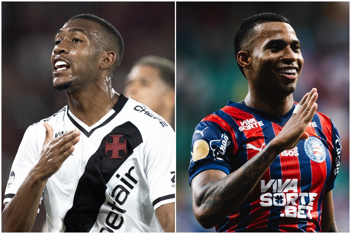 Jogador do Vasco e do Bahia (foto: Matheus Lima/Vasco e Letícia Martins/EC Bahia)