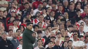 Abel Ferreira em River Plate x Palmeiras - Crédito: 