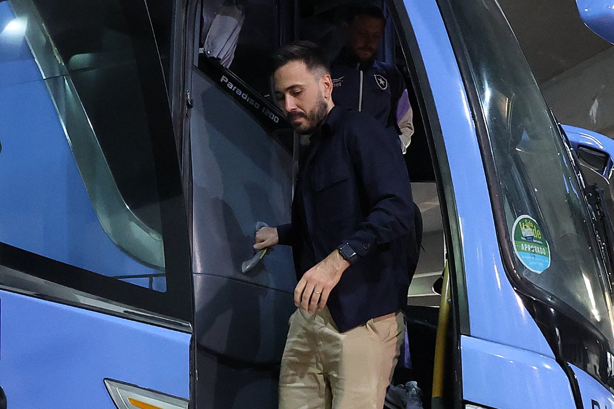 Davide Ancelotti, técnico do Botafogo (foto: Vitor Silva/Botafogo)