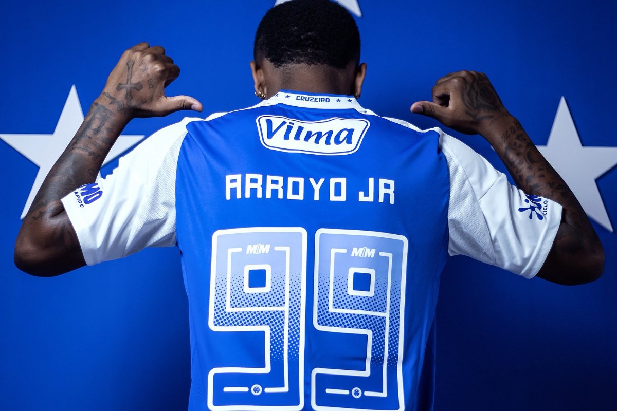 Arroyo usará a camisa 99 no Cruzeiro (foto: Divulgação/Cruzeiro)