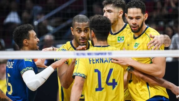 Brasil busca segunda vitória no Mundial Masculino de Vôlei (foto: FIVB/Divulgação)