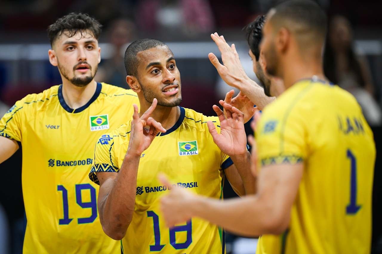 Brasil enfrenta a República Tcheca pela segunda rodada do Mundial Masculino de Vôlei (foto: FIVB/Divulgação)