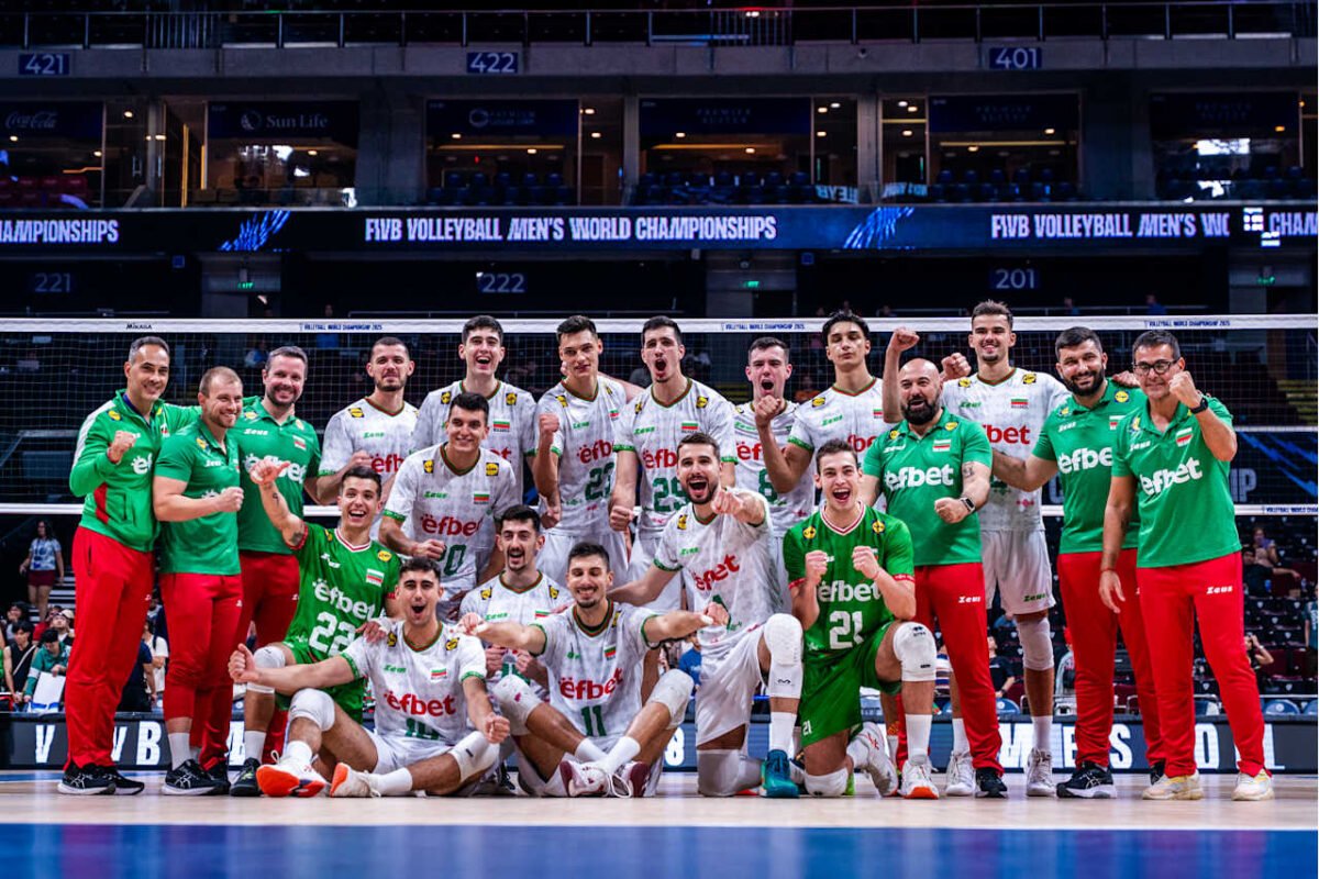 Bulgária comemora ida às quartas de final do Mundial Masculino de Vôlei (foto: Divulgação/FIVB)