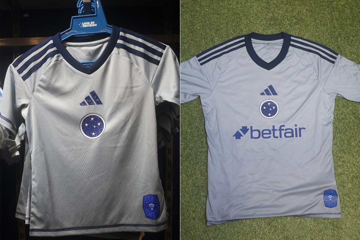 Camisas de goleiro do Cruzeiro (foto: Marcos Vieira/EM D.A Press)