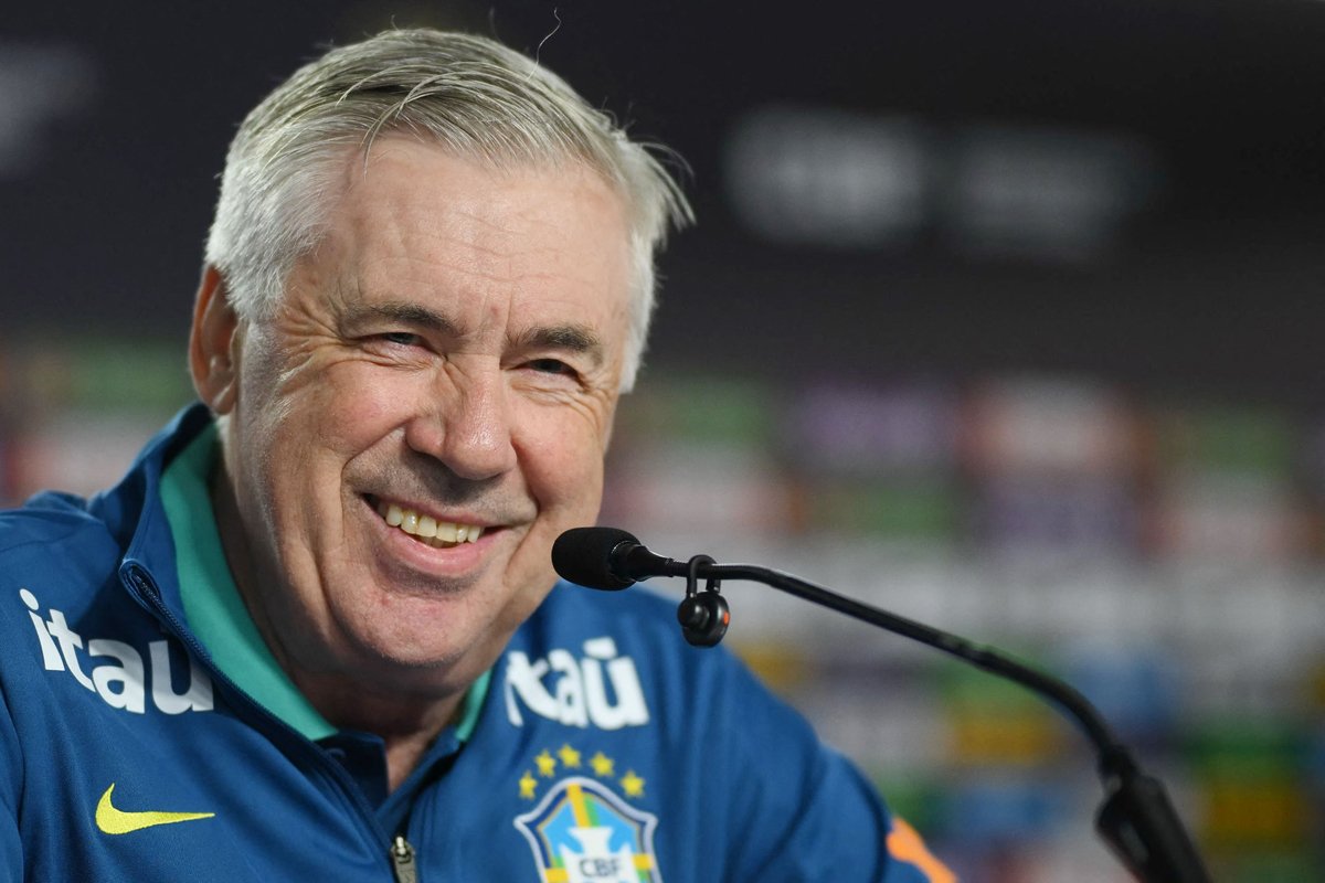 Carlo Ancelotti, técnico da Seleção Brasileira (foto: Mauro Pimentel/AFP)