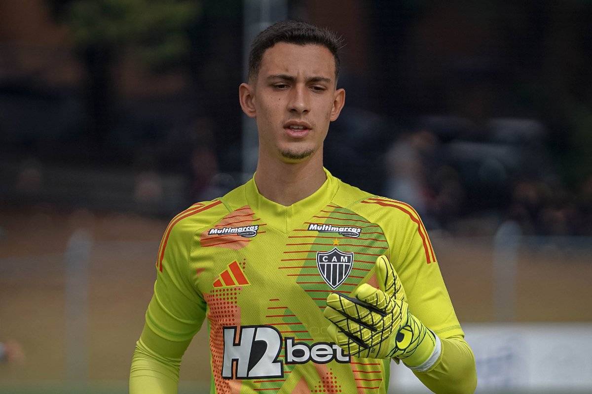 Pedro Cobra, goleiro do Atlético (foto: Fabio Pinel / Atlético)
