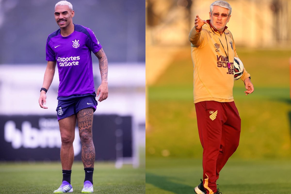 Corinthians e Athletico-PR preparam para o jogo pelas quartas de final da Copa do Brasil (foto: Divulgação/Corinthians e Athletico)