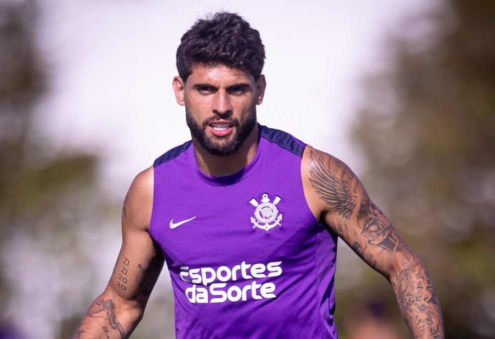 Yuri Alberto em treino do Corinthians (foto: Rodrigo Coca/Corinthians)
