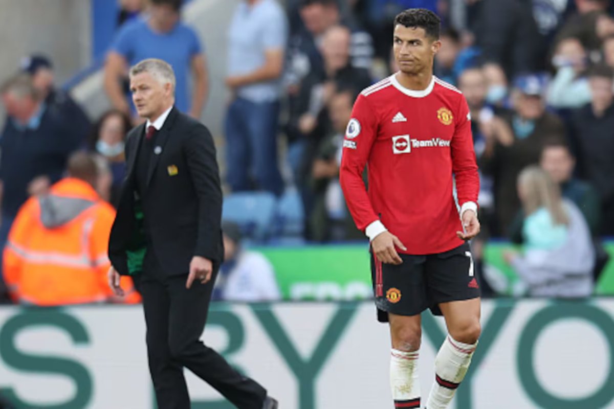 Solskjær foi treinador de Cristiano Ronaldo no Manchester United - (foto: Alex Pantling/Getty Images)