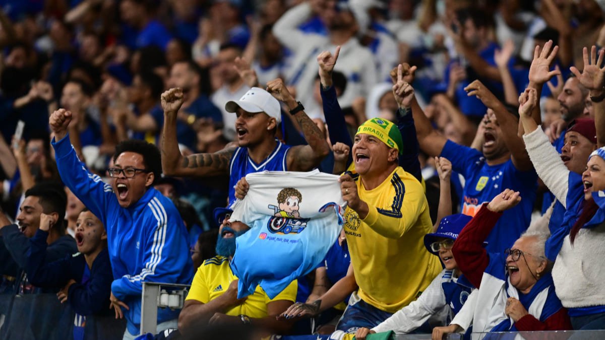 Torcida do Cruzeiro no Mineirão (foto: Leandro Couri/EM/D.A Press)