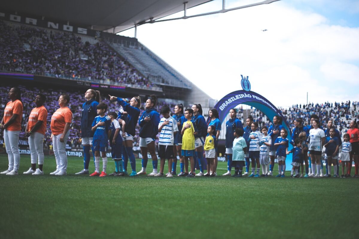 Cruzeiro ficou com o vice no Brasileiro Feminino (foto: Gustavo Martins/Cruzeiro)