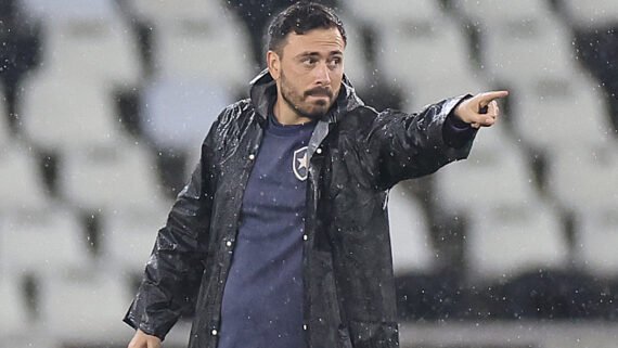 Davide Ancelotti, técnico do Botafogo (foto: Vítor Silva/Botafogo)
