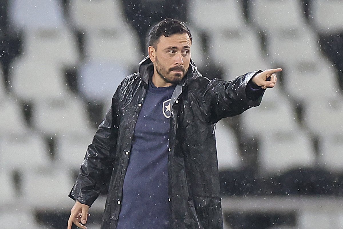 Davide Ancelotti, técnico do Botafogo - (foto: Vítor Silva/Botafogo)