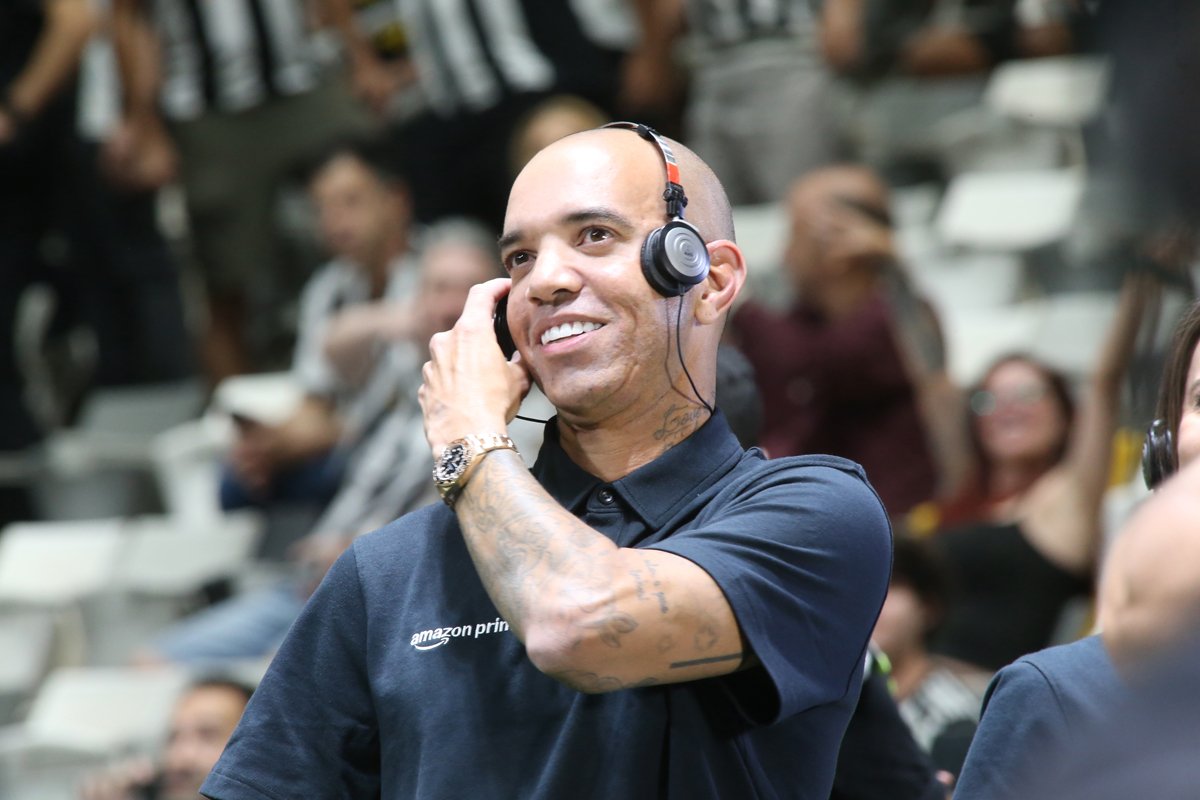 Diego Tardelli, ex-atacante do Atlético, na Arena MRV (foto: Edesio Ferreira/EM/D.A. Press)