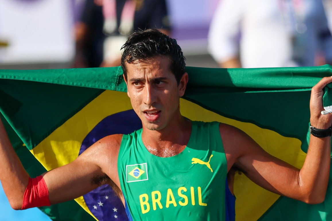 Caio Bonfim, destaque brasileiro no atletismo (foto: AFP)