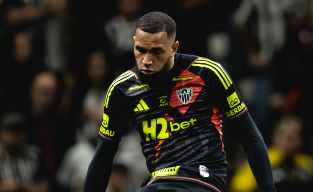 Everson durante vitória do Atlético sobre o Mirassol na Arena MRV (foto: Pedro Souza/Atlético)