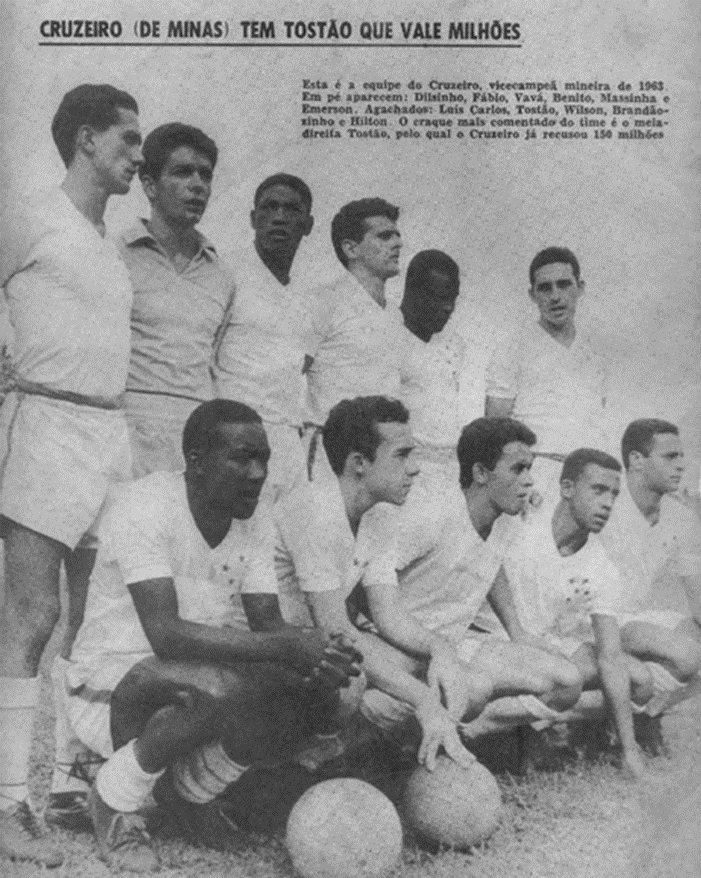 Fábio no Cruzeiro de Tostão - (foto: Revista do Esporte número 261)