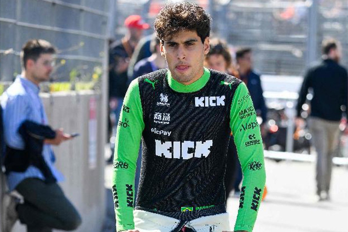 Gabriel Bortoleto, piloto brasileiro da Sauber na F1 (foto: JOHN THYS / AFP)