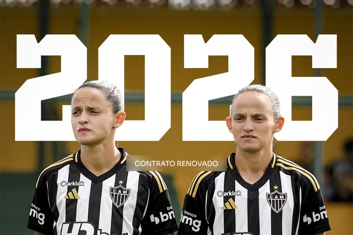 Káren e Kélen tiveram os vínculos renovados junto ao Atlético (foto: Divulgação/Atlético)