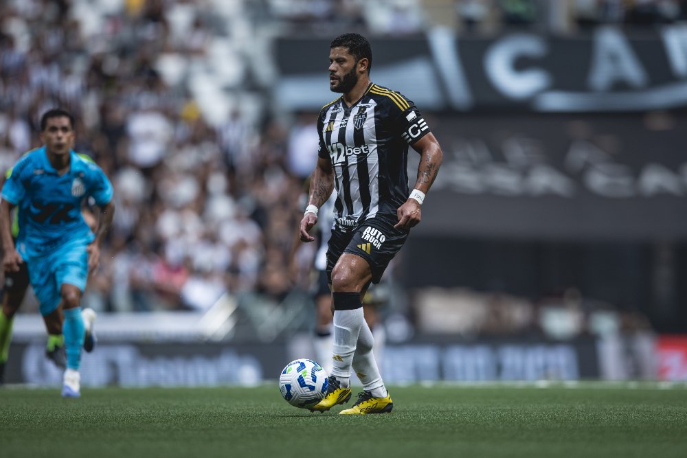 Hulk durante jogo do Atlético na Arena MRV - (foto: Pedro Souza/Atlético)