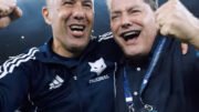 Leonardo Jardim e Pedro Lourenço eufóricos com classificação do Cruzeiro (foto: Reprodução/TV Cruzeiro)