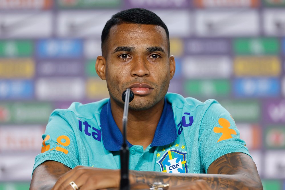 Jean Lucas durante entrevista coletiva pela Seleção Brasileira (foto: Rafael Ribeiro/CBF)