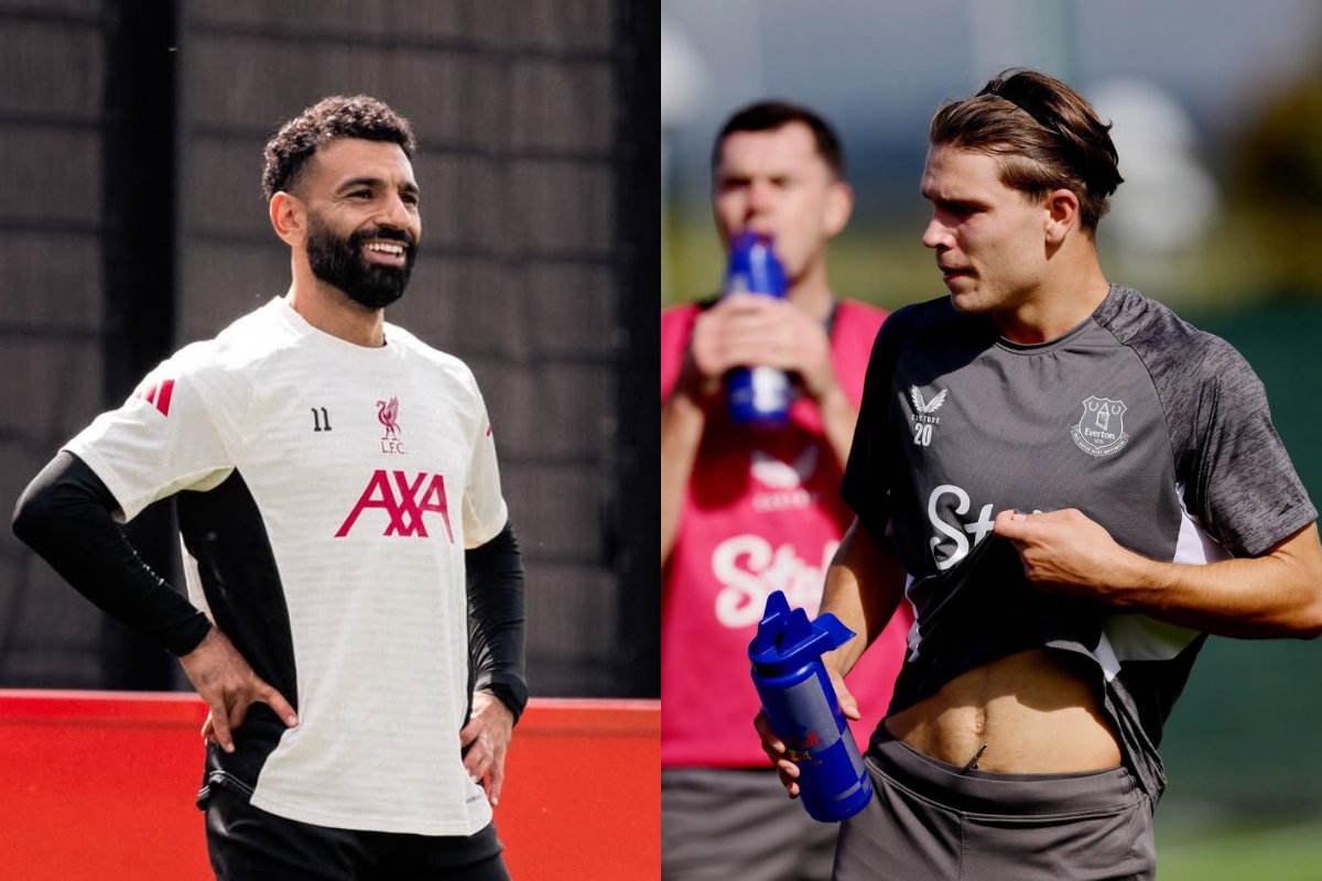 Liverpool e Everton se preparam para clássico pela Premier League (foto: Divulgação/Instagram)