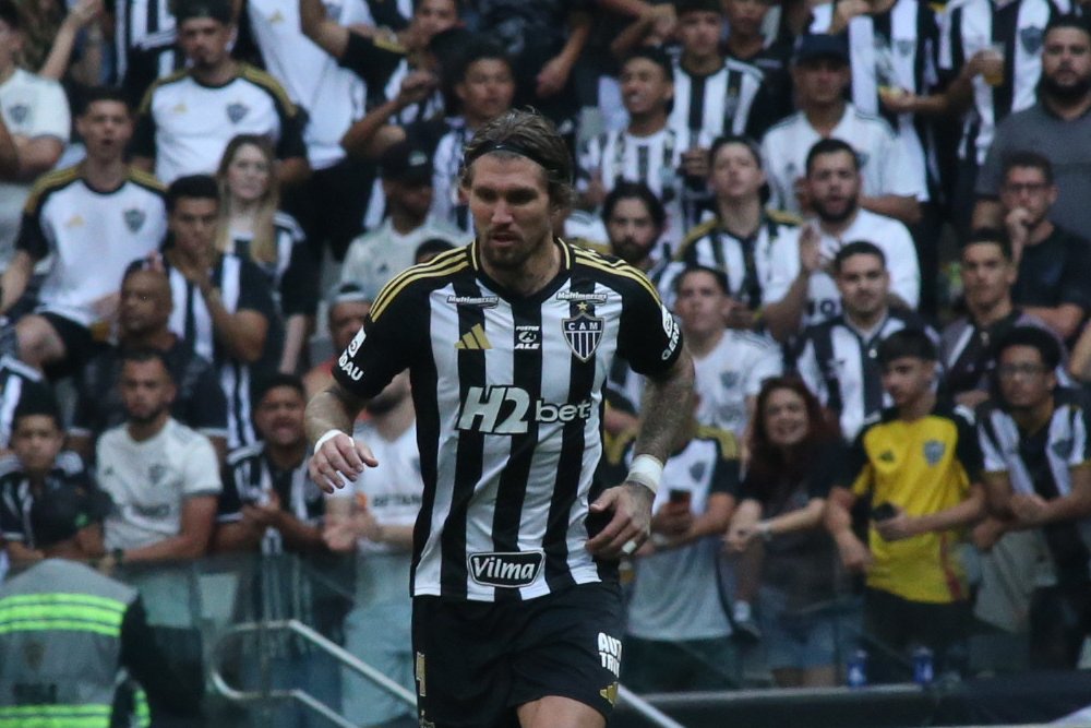 Lyanco durante Atlético x Santos (foto: Edesio Ferreira/EM/DA.Press)