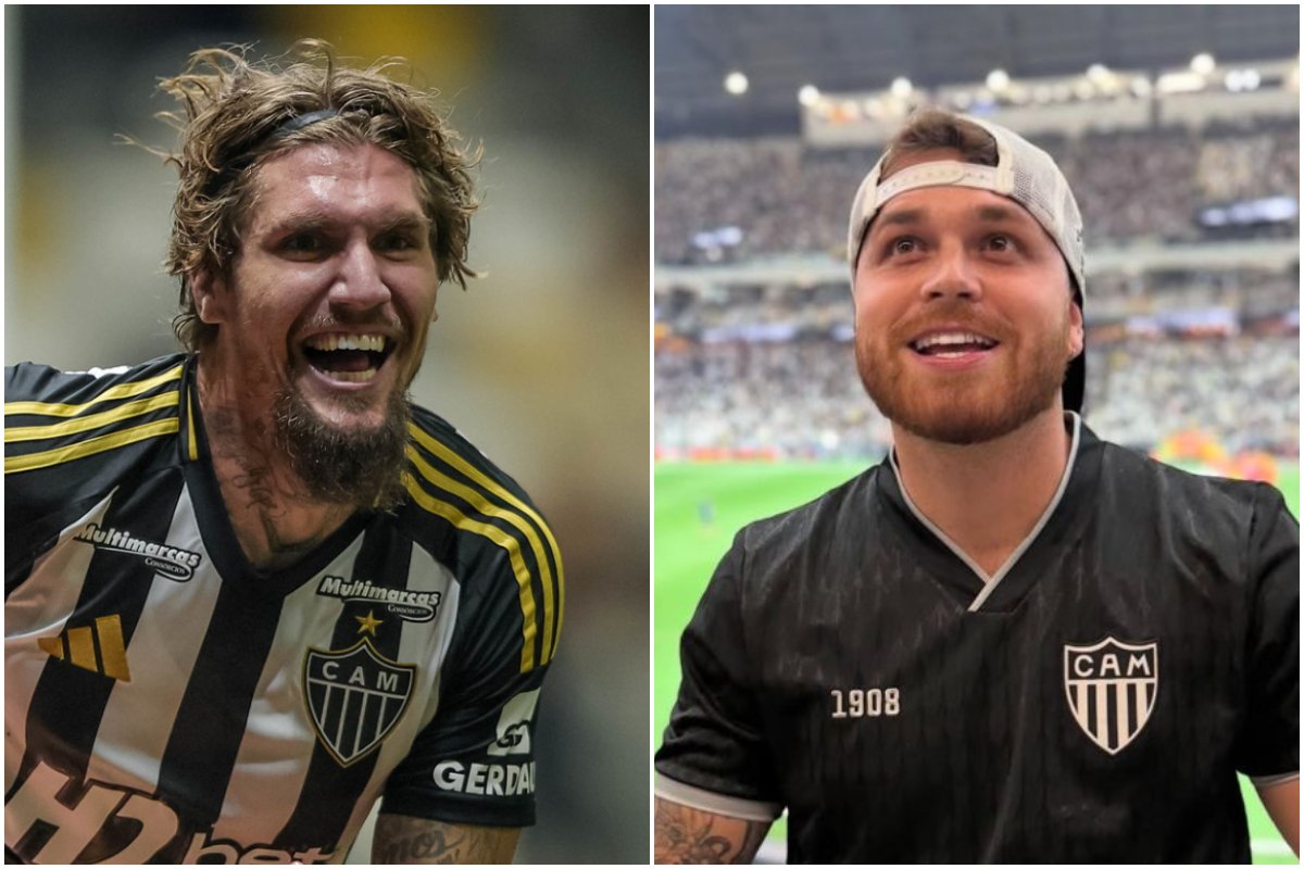 Montagem com imagens de Pedro Souza/Atlético e Instagram/Gustavo Tubarão (foto: Montagem com imagens de Pedro Souza/Atlético e Instagram/Gustavo Tubarão)