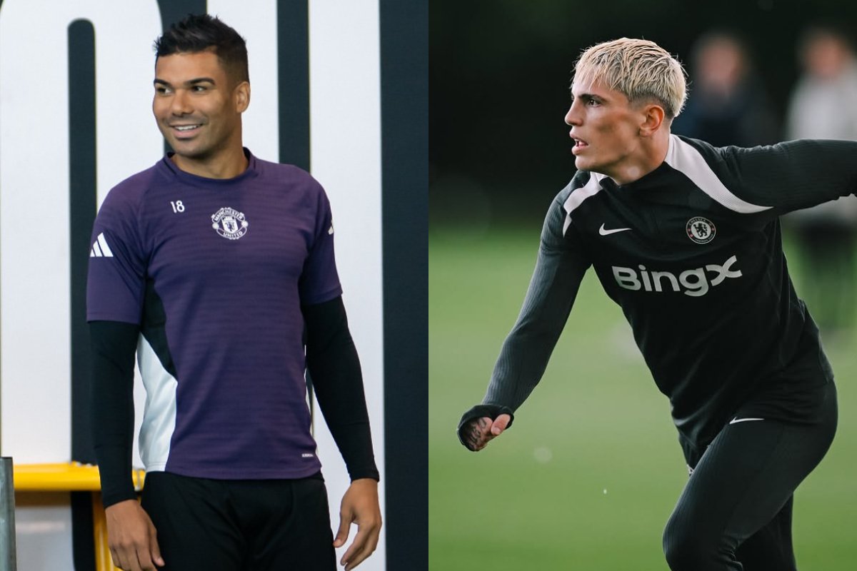 Manchester United e Chelsea se preparam para jogo da Premier League (foto: Divulgação/Instagram)