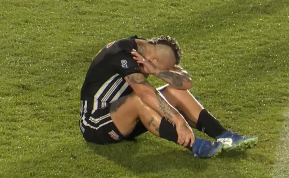 Marcelo Toscano, ídolo do América, chora após eliminação do ASA na Série D (foto: Reprodução/Instagram/Marcelo Toscano)