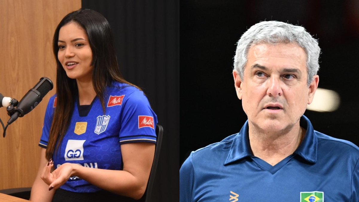 Nyeme, do Minas, detalhou relação com Zé Roberto Guimarães, técnico da Seleção Brasileira Feminina de Vôlei, em entrevista exclusiva ao no ataque (foto: Gladyston Rodrigues e Leandro Couri/EM/D.A Press)