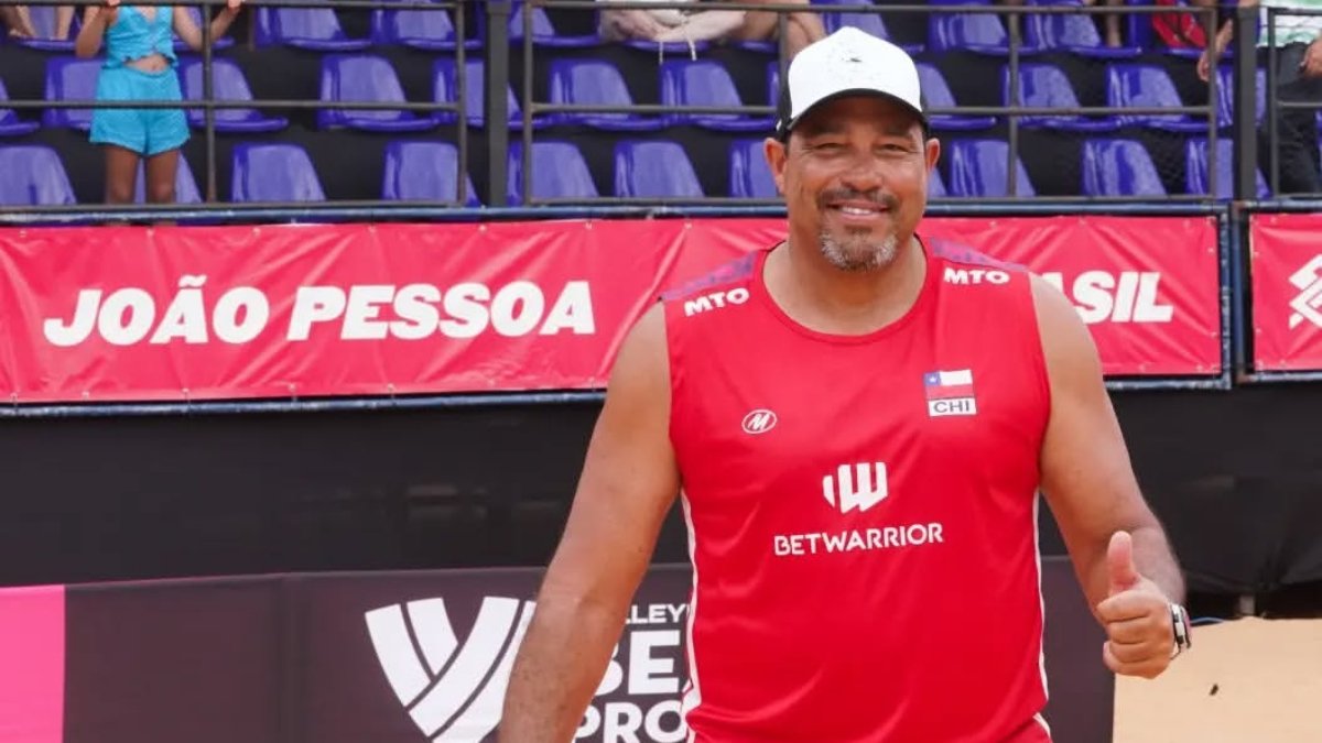 Paulão era técnico da Seleção Chilena de vôlei de praia (foto: Divulgação/CBV)
