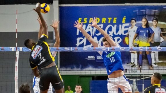Praia bateu Cruzeiro no Mineiro Masculino de Vôlei (foto: Bruno Cunha/Praia Clube)