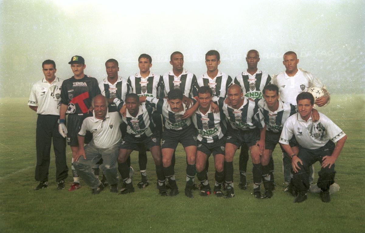 Time do Atlético na final da Conmebol de 1997