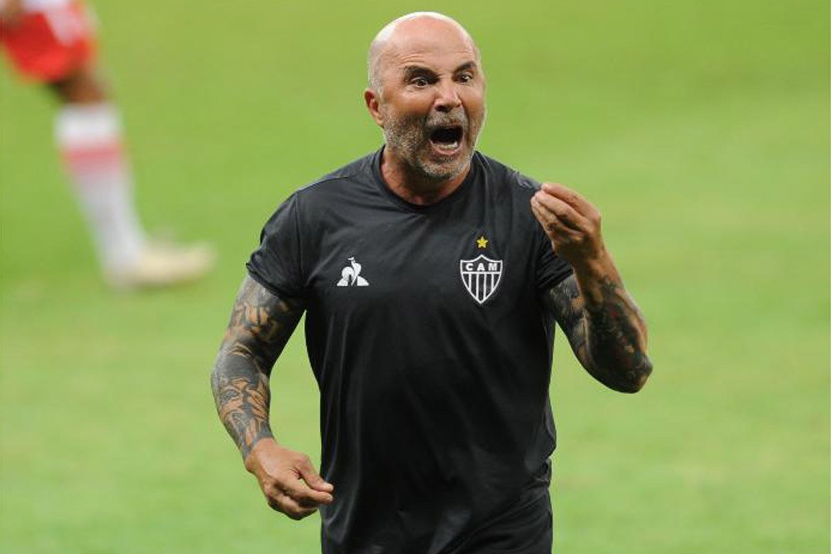 Jorge Sampaoli está de volta ao Atlético (foto: Alexandre Guzanshe/EM/D.A Press)