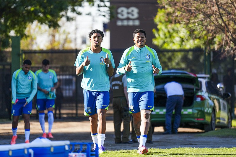 Jogadores da Seleção Brasileira Sub-20 (foto: Nelson Terme/CBF)