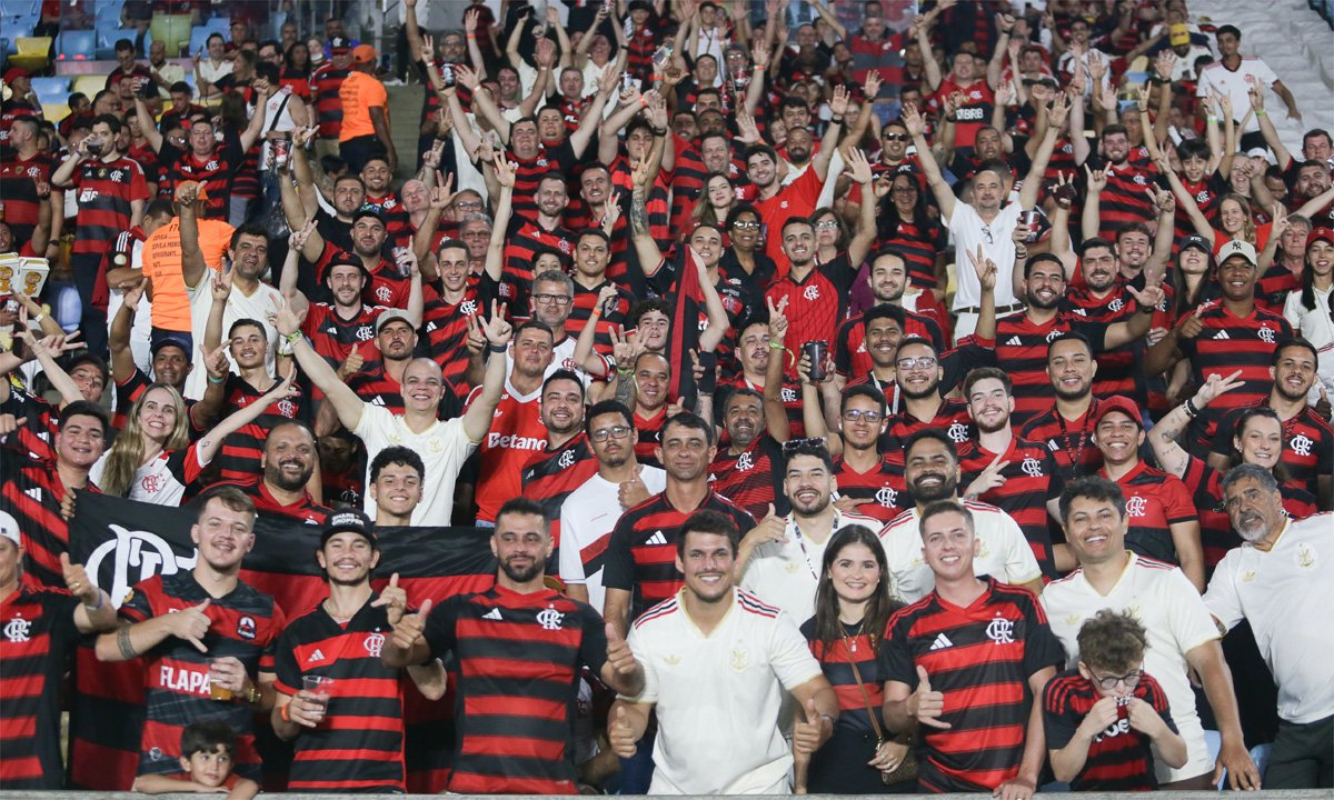 Torcida do Flamengo no Maracanã (foto: Gilvan de Souza/Flamengo)