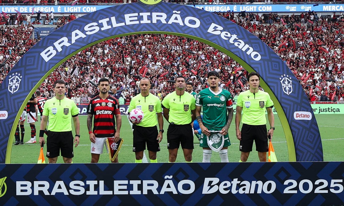 Flamengo e Palmeiras se enfrentaram no Maracanã (foto: Cesar Greco/Palmeiras/by Canon)