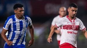 Lance de CRB x Avaí  - Crédito: 