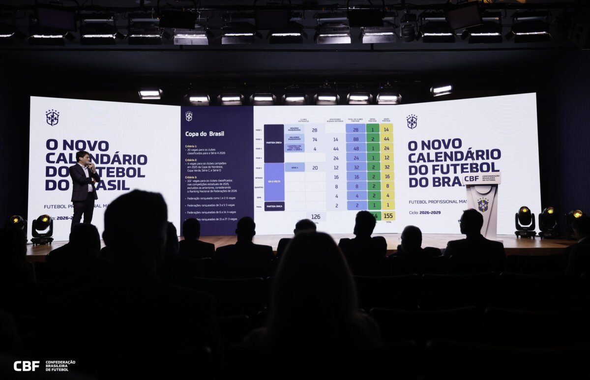 Evento na CBF apresentou novo calendário do futebol brasileiro (foto: @rafaelribeirorio / CBF)