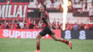 Yuri fez o gol da vitória do Atlético-GO sobre o Vila Nova - Crédito: 