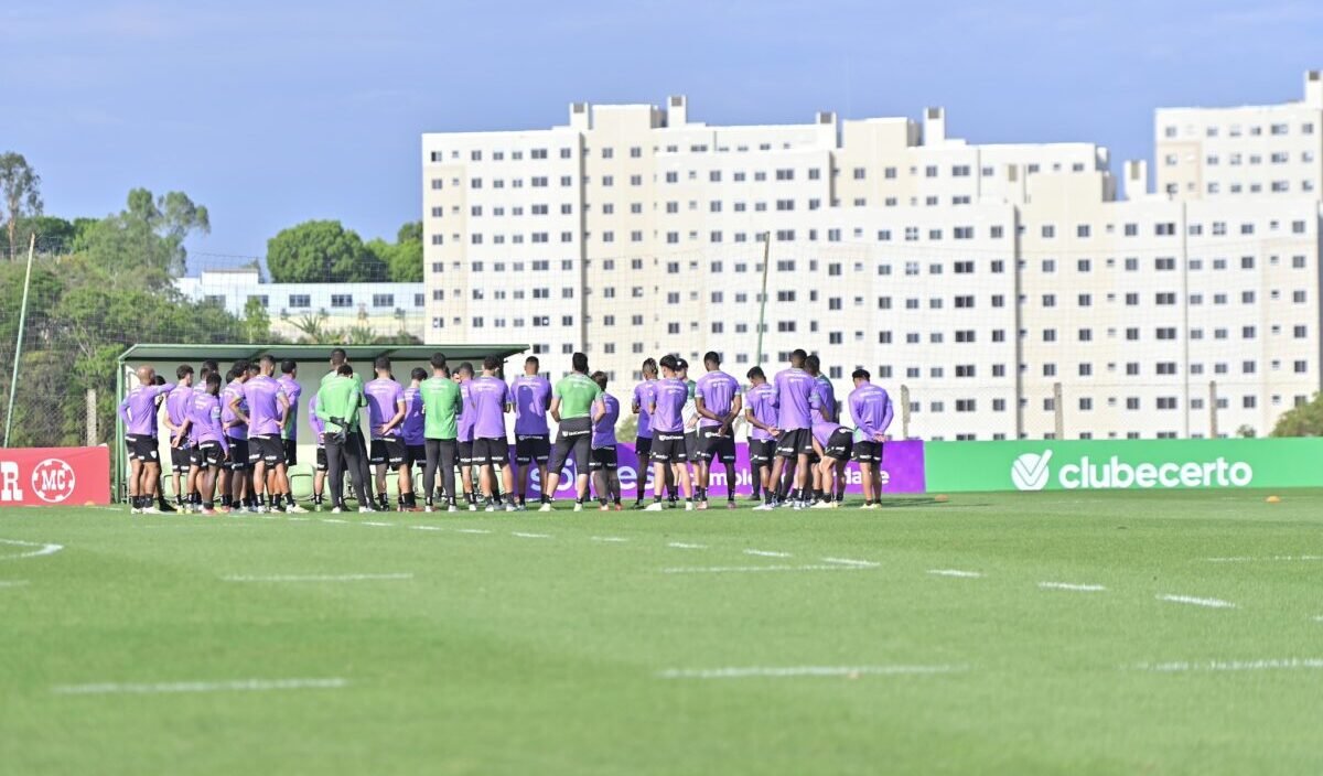 Treino do América nesta terça-feira (28/10) no CT Lanna Drumond (foto: Mourão Panda / América)