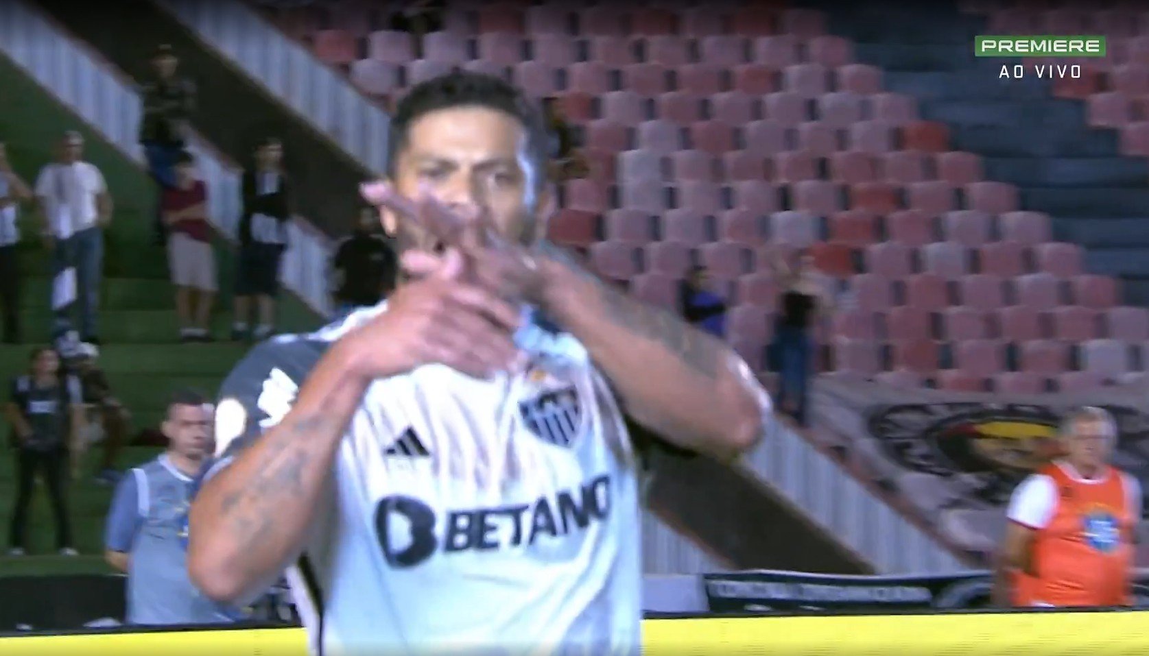 Hulk, atacante do Atlético (foto: Reprodução/Premiere)