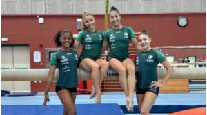 Atletas da Seleção Brasileira de ginástica artística - Crédito: 