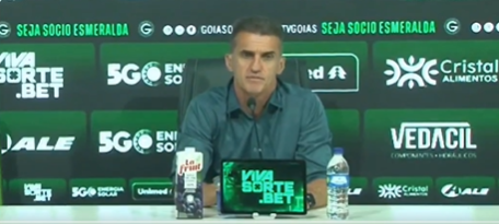 Vagner Mancini não gostou da pergunta de Victor Pimenta e se recusou a responder (foto: Reprodução)