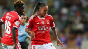 Nycole Raysla, do Benfica - Crédito: 