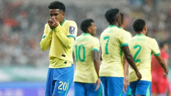 Estêvão , da Seleção (foto: Rafael Ribeiro/CBF)