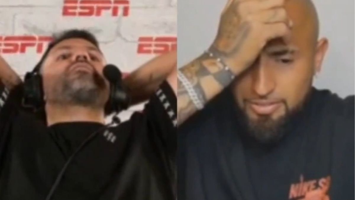 Agüero e Vidal reagem ao gol do Flamengo (foto: Reprodução)