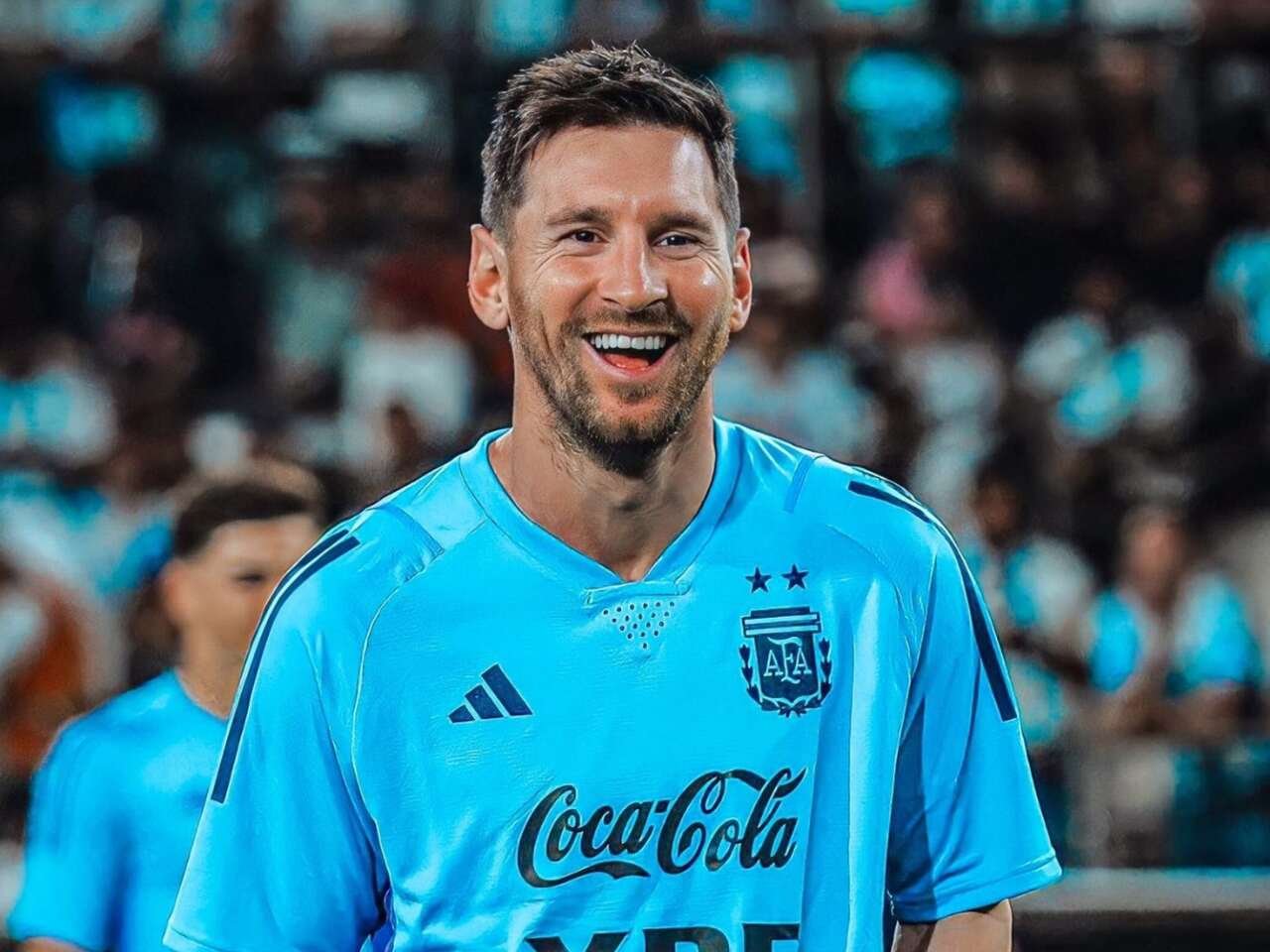Lionel Messi pela Argentina (foto: Divulgação/AFA)